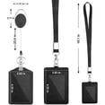 thumbnail image 4 of Lot de 2 Porte-Badges - Ensemble Pratique de Porte-Badges d'Identité, 4 of 5