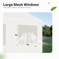 thumbnail image 2 of Peaktop Outdoor 10x20ft Heavy Duty Party Tent with Roll-up Ventilated Mesh Windows Canopy Tent for Parties Event Shelter Carpas para Fiestas, 2 of 8