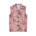 thumbnail image 6 of Valentine's Day Sweater Vest for Men V-Neck Sleeveless Button Up Cardigan Valentines Vest Sweater, 6 of 7