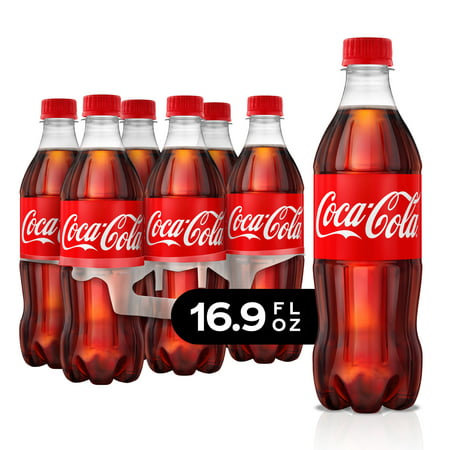 Coca-Cola Soda, 16.9 Fl Oz, 6 Count (Best Low Calorie Soft Drinks)