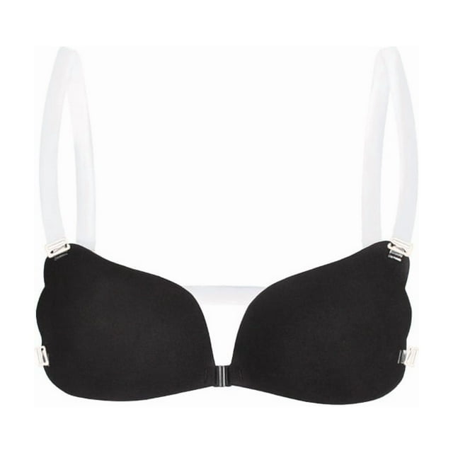 Women Invisible Bra Pcomh Up Silicone Bra for Wedding Sticky Bra Recomable with Transparent Straps Backless Bralette Lingerie Top