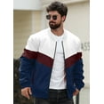 thumbnail image 6 of Fexilor Men's Bomber Jacket Casual Zipper Coat with Pockets Winter Windproof Jacket, 6 of 7