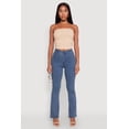 thumbnail image 3 of Womens Side Ruched Cropped Tube Top, 3 of 5