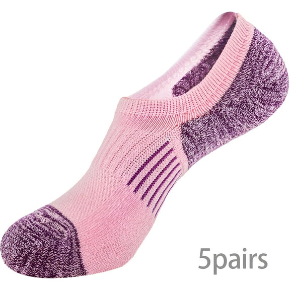 TELOLY 5Pairs Ankle Socks for Women,Cotton Womens No Show Socks Size 9-11,Low Cut Socks