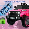 thumbnail image 2 of NEILA Mountain Electric Kids Powered Ride-Ons with Remote Controller, Plastic, Pink, 34 lb, 2 of 7