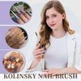 thumbnail image 2 of Brocha acrílica para decoración de uñas Shine Chance, tamaño 10, Kolinsky Hair, 2 of 7