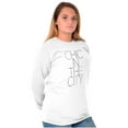 thumbnail image 3 of Chic City Style Fashion Fashionista Women Plus Size Long Sleeve Graphic Tee Brisco Brands 2X, 3 of 5