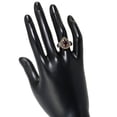 thumbnail image 5 of 925 Sterling Silver Pink Amethyst,Red Garnet Ring, 5 of 5