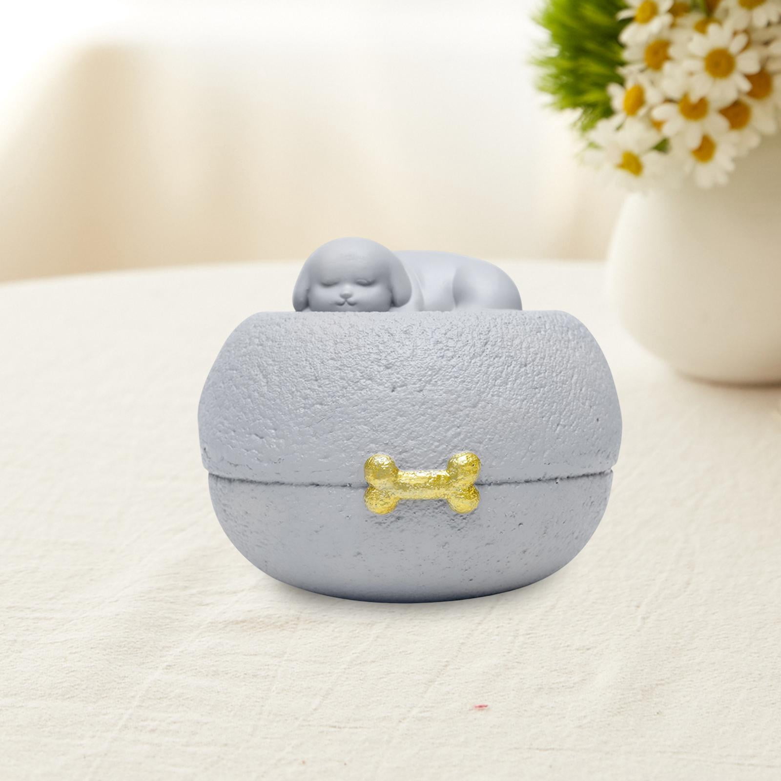 Bothyi Pet Ash Container Dog Cremation Urn Accessories Handicraft Lightweight Resin