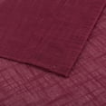 thumbnail image 3 of DiamondHome Valances with Grommets Top for Kitchen Decorative Linen Semi Sheer for any Short/Small Window ( 52 x 18-inch, Burgundy, 1 Piece), 3 of 3