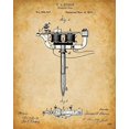 thumbnail image 3 of Original Tattoo Machine Patent Art Prints - Set of Four Photos (8x10) Unframed - Great Gift for Tattoo Artists, Parlors, Ink Fans, 3 of 6