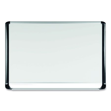 UPC: 0560375093583 | MasterVision MVI050201 Gold Ultra 48 in. x 36 in. Aluminum Frame Magnetic Dry Erase Board – White/Black