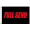 Decorio Full Send Flag 3x5Ft Nelk Nelkboys for The Boys Banner, Funny Flag UV Resistant Perfect for Tailgates Dorm Room College Football Fraternities Parties Large Sporting Events Black