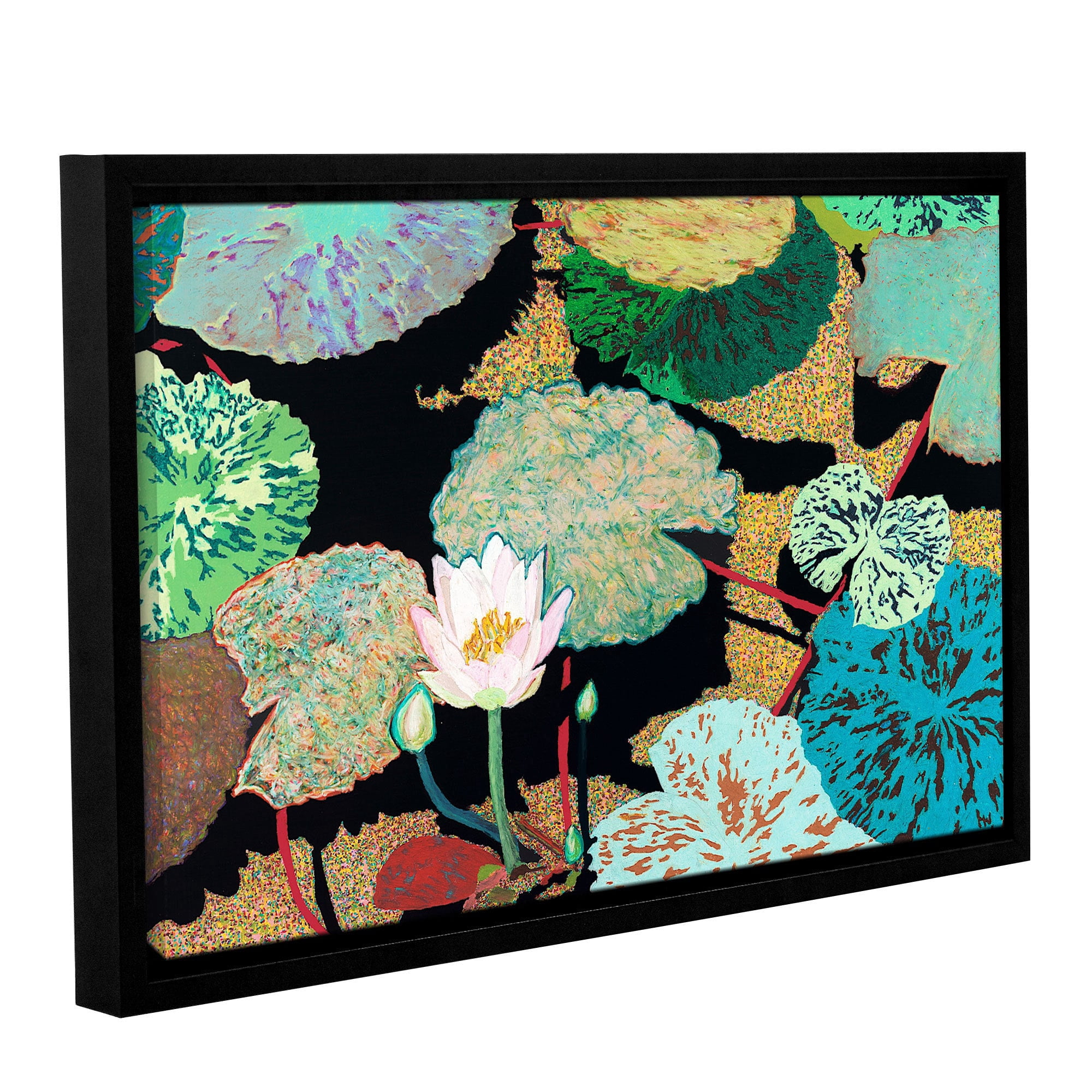 ArtWall Allan Friedlander "Hot And Humid" Gallery-wrapped Floater-framed Canvas