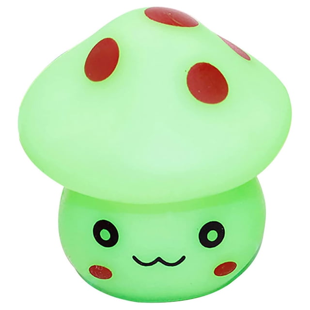 Xihbxyly Lámpara de Noche con Forma de Hongo, Suave Iluminación Led, Diseño Portátil, Material Seguro y Cómodo, Relajante para Dormir, Decoración Multiusos, Tamaño 6,3 X 6 Cm, Regalo Perfecto para Ni