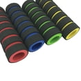 thumbnail image 3 of EeaseCA 2pcs Handlebar Grips Bike Racing Motorcycle Handle Bar Sponge Grips Cover Non-slip Handle Grips(Red and Black), 3 of 7