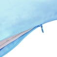 thumbnail image 6 of 3 Pack 19 Momme Smooth Mulberry Silk Pillow Case Cover, King, Light Blue, 6 of 8