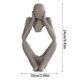 thumbnail image 5 of Sandstone Resin Thinker Statue Nordic Abstract Sculpture Collectible Figurines Home Office Bookshelf Desktop Decor, 5 of 5
