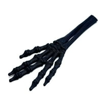 Halloween Skeleton Hand Prop Realistic Bendable Plastic Decoration for Spooky Party and Haunted House Decor