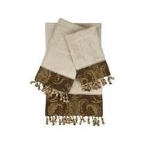 Sherry Kline  China Art Brown 3-piece Decorative Towel Set