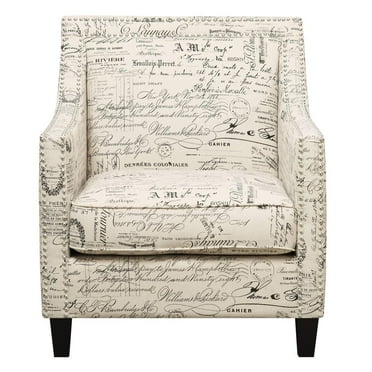 Modern Accent Chair - Minimalist Living Room Armchair - Stylish Fabric Lounge Chair