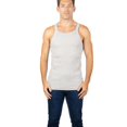 thumbnail image 1 of 3 Packs AC Basics Men's G-unit Style Cotton Tank Tops Square Cut Muscle Rib A-Shirts, 1 of 25