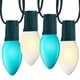 thumbnail image 1 of Guirnalda de luces navideñas Minetom Vintage azul/blanco de 15 m, 1 of 3