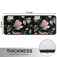 thumbnail image 5 of Kitchen Rugs Sets Of 2,Pioneer Flower Floral Print Pattern Anti Fatigue Kitchen Mat Rugs Non Slip Washable,Decorative Kitchen Floor Mats for Kitchen,Sink,Laundry,17"x47"+17"x47", 5 of 5