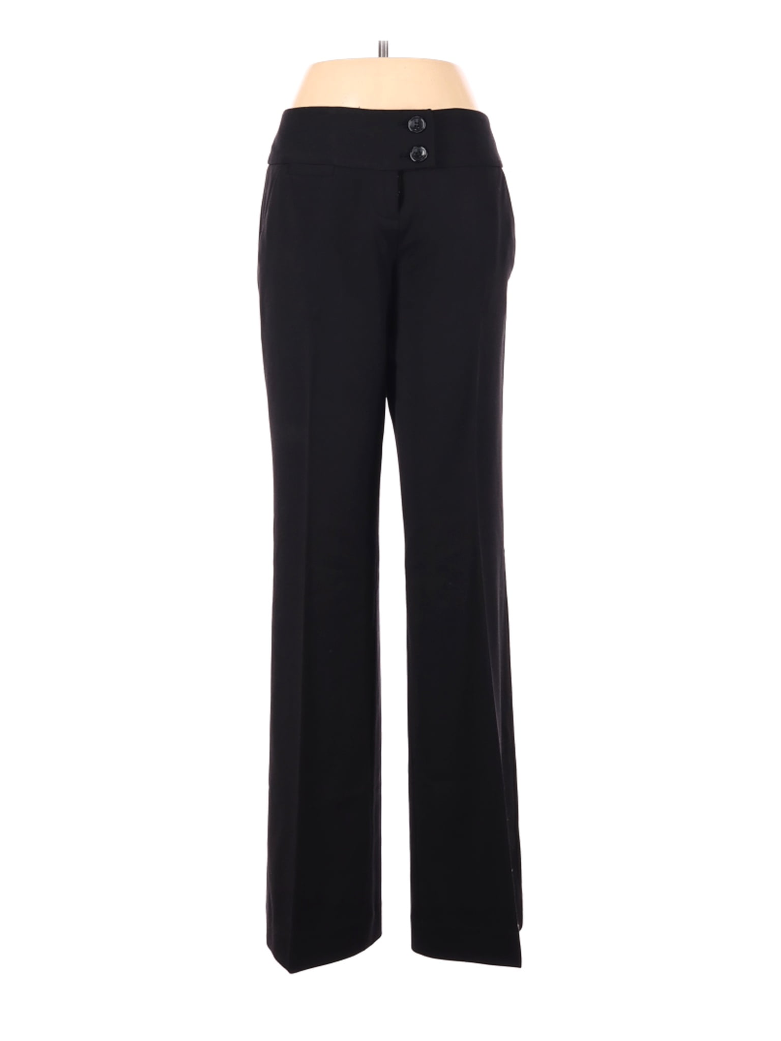 womens black dress pants walmart