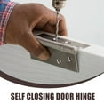 WAXIAYU 2pcs Self Closing Adjustable Commercial Spring Hinges for Heavy