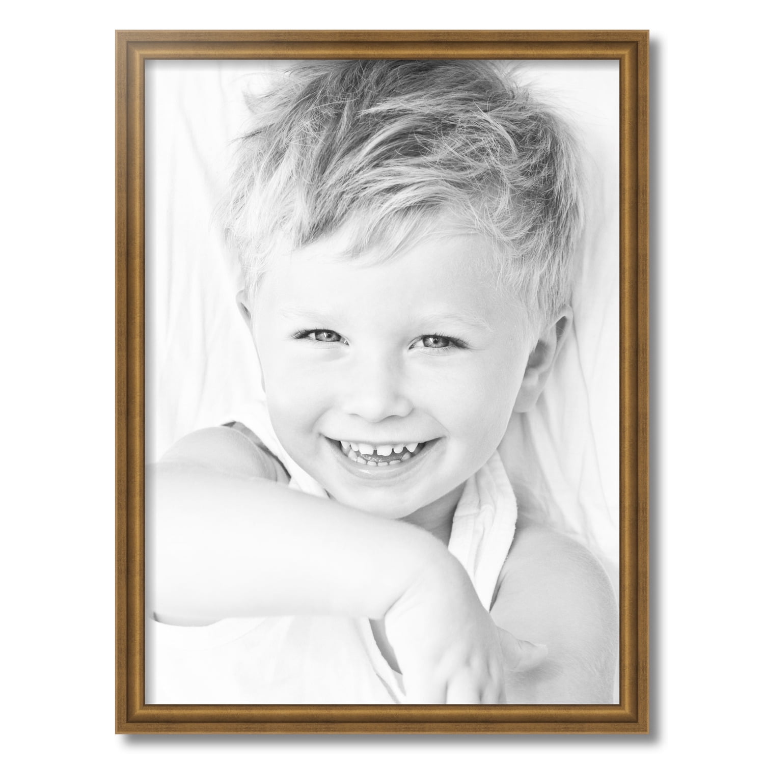 ArtToFrames 20x27 inch Muted Gold Glow Picture Frame, Gold MDF Poster Frame (4680)