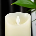 thumbnail image 5 of Luces de velas LED, juego de velas decorativas de 15 cm, vela sin llama de 300 horas con control remoto de 10 botones. Llama LED intermitente, hecha de cera auténtica en color marfil., 5 of 5
