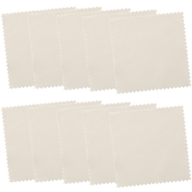 Tela de pulido de tela de limpieza de joyas de 50 piezas para oro de plata esterlina platino 8*8cm HOMEMAXS MX2238410