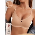 thumbnail image 4 of Yutgune Minimizer Bras for Women Plus Size Wireless Full Coverage Bras for Women Stretch Ventilated Casual Bra, 4 of 8