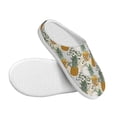 thumbnail image 3 of Picia Fruit Pineapples for Women's Lamb-hug Comfy Fleece House Slippers Memory Foam, Slip-on House Shoes Indoor Outdoor-46/47, 3 of 7