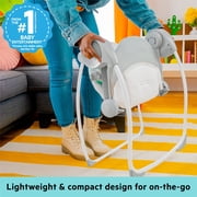Bright Starts Whimsical Wild Portable Compact Baby Swing with Taggies، Unisex، Newborn and up