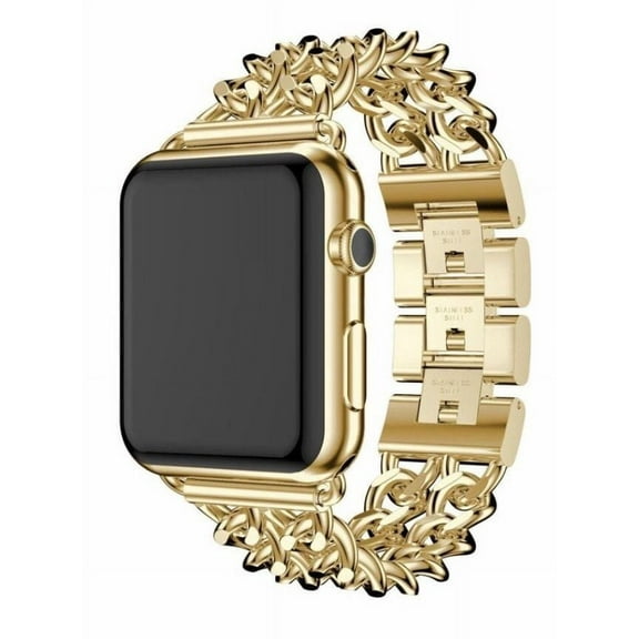 24K Gold 42MM Iwatch Series 2 with Gold Links Band
