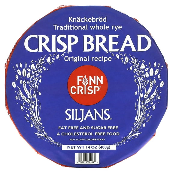 Finn Crisp Siljans, Crisp Bread, Original Recipe, 14 oz (400 g)