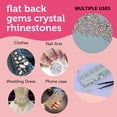 thumbnail image 6 of Incraftables Assorted Crystal Rhinestones (2000pcs). Silver Flat Back Gems for DIY Crafts & Jewelry, 6 of 10