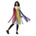 thumbnail image 3 of Rasta Imposta Rainbow with Rain Cloud Costume, Men and Women's, Multicolor, Adult One Size, R1231-OS, 3 of 7