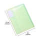 thumbnail image 3 of Fasiaou 1 Pack Green Document Folders Plastic Envelopes Poly Envelopes File Envelopes with Label Pocket and Snap Button for Home Work Office Organization, Letter Size/A4 Size, White, 3 of 5