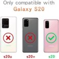 thumbnail image 2 of Samsung Galaxy S20 Case Diamond Case for Women 3D Glitter Sparkle Bling Case Luxury Shiny Crystal Diamond Bumper Clear Gems Cute Protective Girly Case Girls Cover(Purple), 2 of 7
