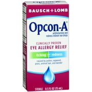 Bausch & Lomb Opcon-A Eye Drops 0.50 oz (Pack of 3)