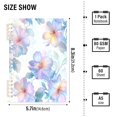 thumbnail image 2 of FORMRS 1-Subject Spiral Notebook 8" x 5" College Ruled 60 Refillable Sheet A5 Hard Cover, Pastel Flower Pattern, 2 of 7