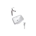 thumbnail image 1 of DROP Bath and Kitchen DR091163 Undermount Bathroom Sink Set, 1 of 5