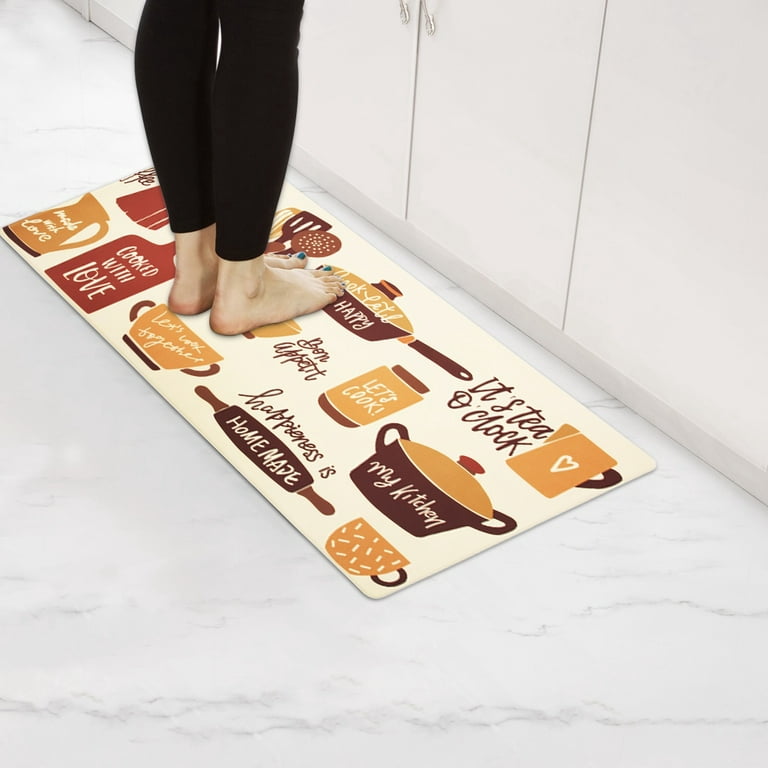Anti-Fatigue Mats Decorative Waterproof Ergonomic Floor Pad
