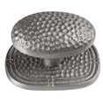 thumbnail image 1 of The Copper Factory Solid Cast Copper Large Oval Backplate in Satin Nickel Finish - CF107SN, 1 of 1