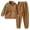 T-374Coffee104, variant on MEZZALL Girls Winter Shirts Pants Cozy Thermal Leisure Two Piece Outfit Sets Cold Weather Indoor Outdoor Soft Kids Long Sleeve Sleep Leisure Clothes Sets