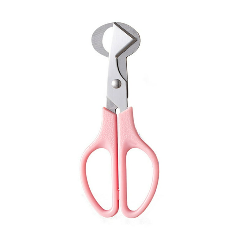 Quail Eggs Scissors Egg Topper Cutter Quick Shuck Kitchen Tools Stainless Steel Household Kitchen Egg Cutter for Cooking, Size: 14, Pink