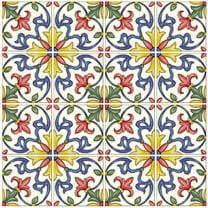 InHome Tuscan Tile 10 in. x 10 in. Peel and Stick Resin Backsplash Tiles (4-Pack)
